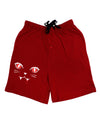 Vamp Kitty Adult Lounge Shorts-Lounge Shorts-TooLoud-Red-Small-Davson Sales