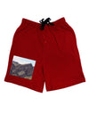 Arizona Saguaro Lake Mountains Adult Lounge Shorts-Lounge Shorts-TooLoud-Red-Small-Davson Sales