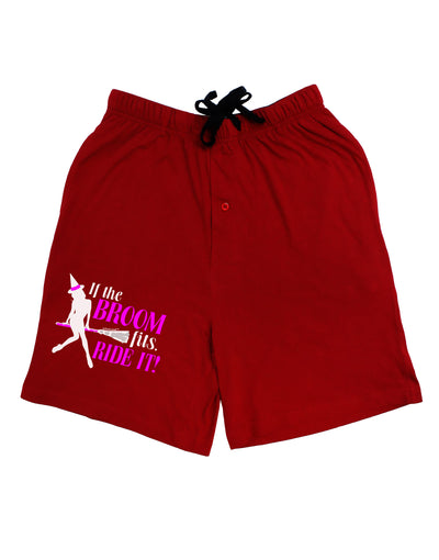 Ride It Purple Adult Lounge Shorts-Lounge Shorts-TooLoud-Red-Small-Davson Sales