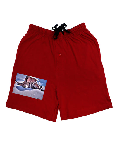 TooLoud Victor Mines Colorado Adult Lounge Shorts-Lounge Shorts-TooLoud-Red-Small-Davson Sales