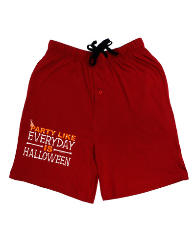 Everyday Is Halloween Adult Lounge Shorts-Lounge Shorts-TooLoud-Red-Small-Davson Sales