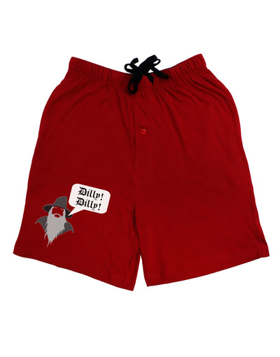 Wizard Dilly Dilly Adult Lounge Shorts by TooLoud-Lounge Shorts-TooLoud-Red-Small-Davson Sales