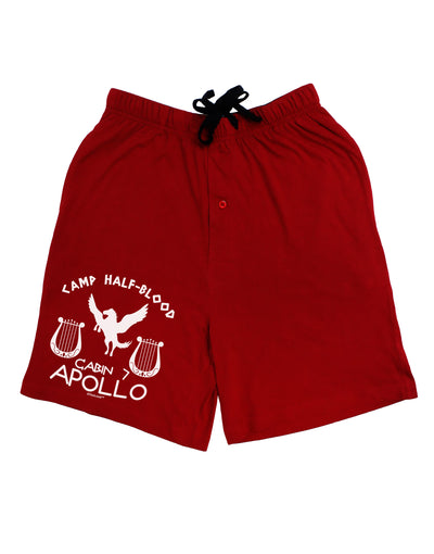 Cabin 7 Apollo Camp Half Blood Adult Lounge Shorts-Lounge Shorts-TooLoud-Red-Small-Davson Sales