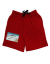 CO Snow Scene Text Adult Lounge Shorts-Lounge Shorts-TooLoud-Red-Small-Davson Sales