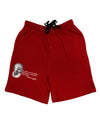 The Weak Can Never Forgive Adult Lounge Shorts-Lounge Shorts-TooLoud-Red-Small-Davson Sales