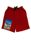 Colorado Landscape Tree Adult Lounge Shorts-Lounge Shorts-TooLoud-Red-Small-Davson Sales