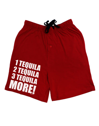 1 Tequila 2 Tequila 3 Tequila More Adult Lounge Shorts by TooLoud-Lounge Shorts-TooLoud-Black-Small-Davson Sales