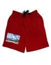 El Dora CO with Text Adult Lounge Shorts-Lounge Shorts-TooLoud-Red-Small-Davson Sales