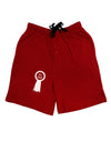 Number One Dad Award Ribbon Adult Lounge Shorts-Lounge Shorts-TooLoud-Red-Small-Davson Sales