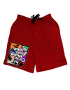 GPA 4 - Grade Point Average Adult Lounge Shorts-Lounge Shorts-TooLoud-Red-Small-Davson Sales