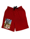 Colorado Bridge Text Adult Lounge Shorts-Lounge Shorts-TooLoud-Red-Small-Davson Sales