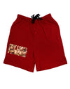 Buy Local Produce Potatoes Text Adult Lounge Shorts-Lounge Shorts-TooLoud-Red-Small-Davson Sales