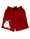 Magical Rainbow Sparkle Unicorn Adult Lounge Shorts-Lounge Shorts-TooLoud-Red-Small-Davson Sales