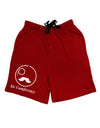 Sir Cumference Adult Lounge Shorts-Lounge Shorts-TooLoud-Red-Small-Davson Sales