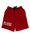 Be kind we are in this together Dark Adult Lounge Shorts-Lounge Shorts-TooLoud-Red-Small-Davson Sales