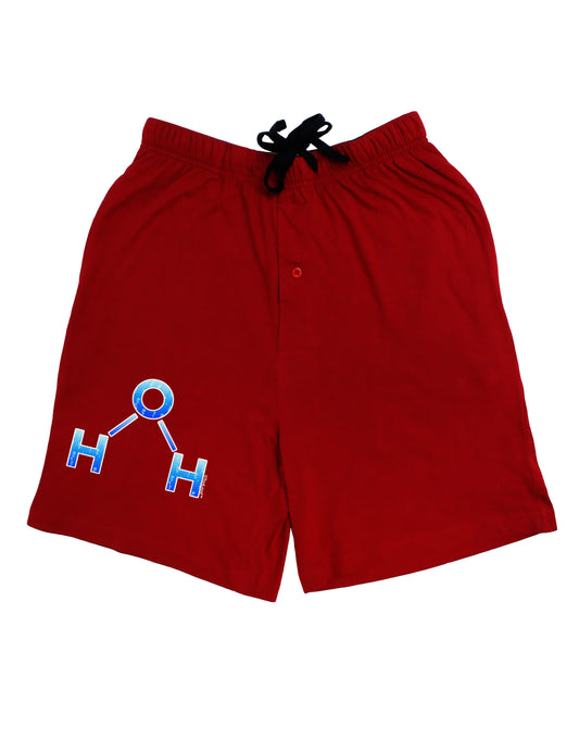 Water Molecule Adult Lounge Shorts by TooLoud-Lounge Shorts-TooLoud-Black-Small-Davson Sales