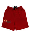 Wiggle - Twerk Medium Adult Lounge Shorts - Red or Black-Lounge Shorts-TooLoud-Black-Small-Davson Sales