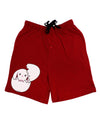 Cute Easter Bunny Hatching Adult Lounge Shorts - Red or Black by TooLoud-Lounge Shorts-TooLoud-Black-Small-Davson Sales