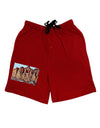 Colorado Mountain Spires Adult Lounge Shorts-Lounge Shorts-TooLoud-Red-Small-Davson Sales