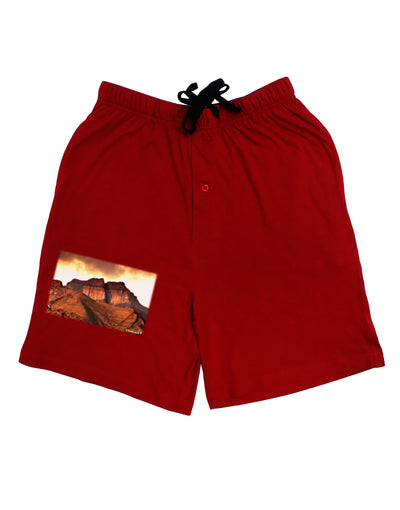 San Juan Mountain Range Adult Lounge Shorts-Lounge Shorts-TooLoud-Red-Small-Davson Sales
