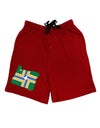 Portland Oregon Flag Adult Lounge Shorts-Lounge Shorts-TooLoud-Red-Small-Davson Sales