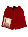 Hotdog in a Hallway Adult Lounge Shorts-Lounge Shorts-TooLoud-Red-Small-Davson Sales