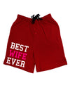 Best Wife Ever Adult Lounge Shorts - Red or Black-Lounge Shorts-TooLoud-Red-Small-Davson Sales