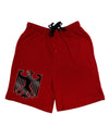 Bundeswehr Logo Adult Lounge Shorts-Lounge Shorts-TooLoud-Red-Small-Davson Sales