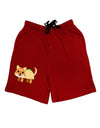 Cute Taco Dog Adult Lounge Shorts-Lounge Shorts-TooLoud-Red-Small-Davson Sales