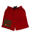 Home Sweet Home - Arizona - Cactus and State Flag Adult Lounge Shorts - Red or Black by TooLoud-Lounge Shorts-TooLoud-Black-Small-Davson Sales