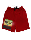 Ornithomimus Velox - With Name Adult Lounge Shorts by TooLoud-Lounge Shorts-TooLoud-Black-Small-Davson Sales