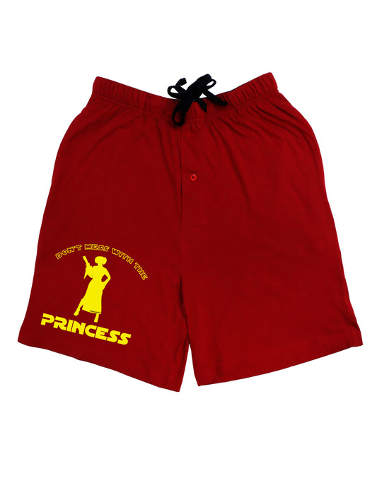 Don't Mess With The Princess Adult Lounge Shorts-Lounge Shorts-TooLoud-Red-Small-Davson Sales