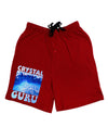 Crystal Guru Adult Lounge Shorts-Lounge Shorts-TooLoud-Red-Small-Davson Sales