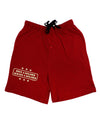 Always A Soldier Adult Lounge Shorts-Lounge Shorts-TooLoud-Red-Small-Davson Sales