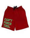 Can't Pinch This - St. Patrick's Day Adult Lounge Shorts - Red or Black by TooLoud-Lounge Shorts-TooLoud-Black-Small-Davson Sales