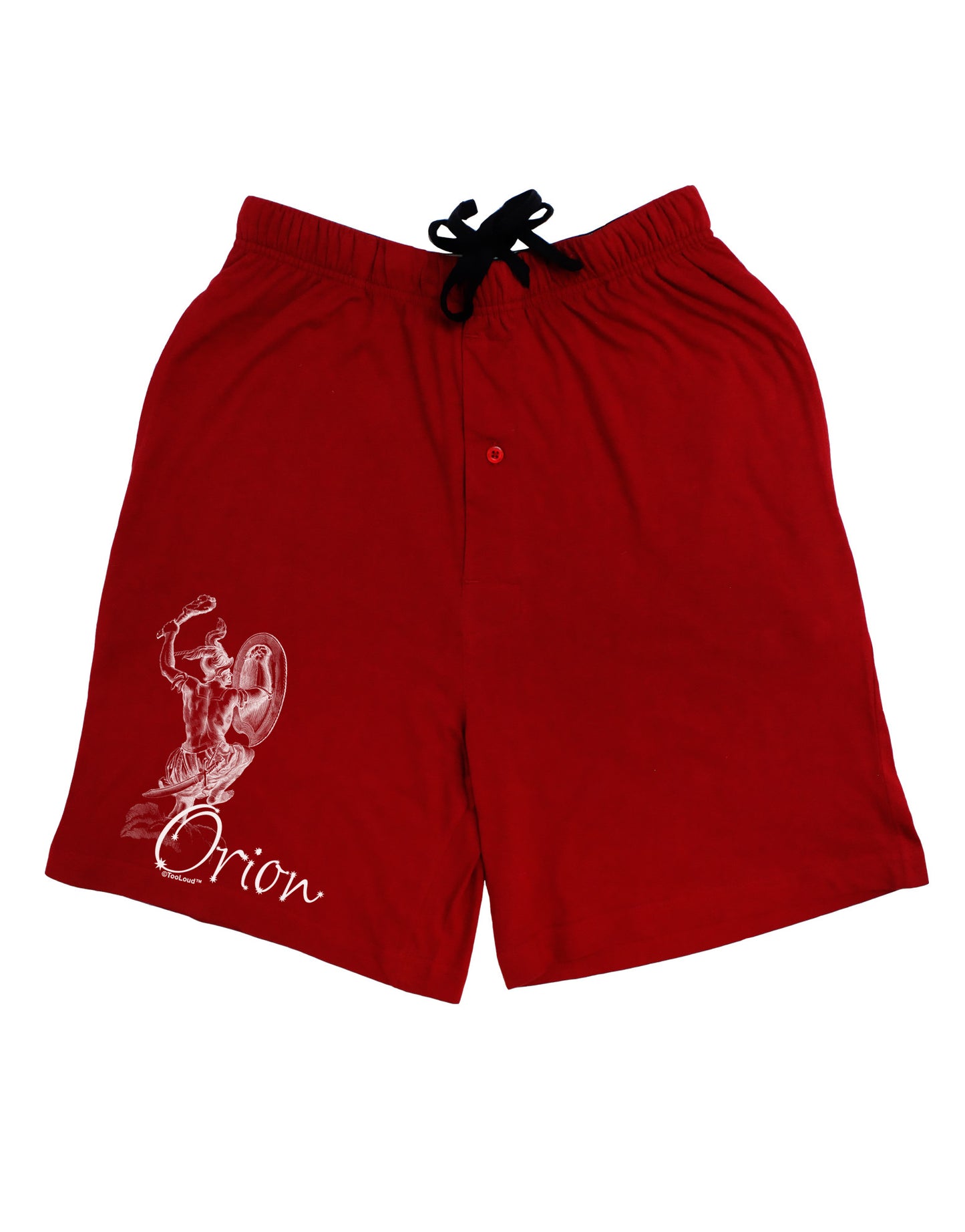 Orion Illustration Adult Lounge Shorts-Lounge Shorts-TooLoud-Red-Small-Davson Sales