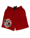 Native American Dancer 2 Adult Lounge Shorts-Lounge Shorts-TooLoud-Red-Small-Davson Sales