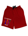 My Favorite Tee Shirt Adult Lounge Shorts by TooLoud-Lounge Shorts-TooLoud-Red-Small-Davson Sales