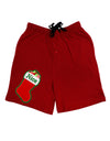 Nice Stocking Cute Christmas Adult Lounge Shorts - Red or Black-Lounge Shorts-TooLoud-Red-Small-Davson Sales