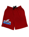 Save The Sharks - Fin Color Adult Lounge Shorts by TooLoud-Lounge Shorts-TooLoud-Black-Small-Davson Sales