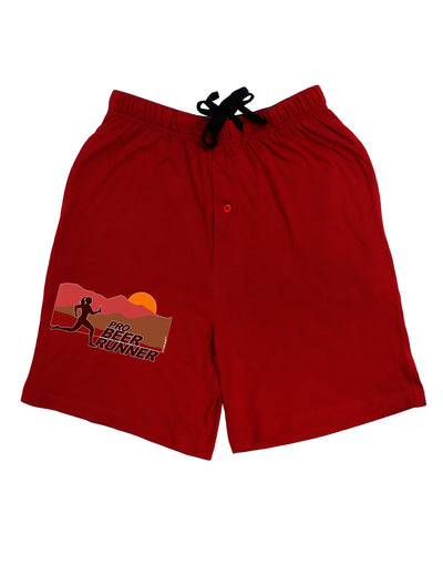 Pro Beer Runner Woman Adult Lounge Shorts-Lounge Shorts-TooLoud-Red-Small-Davson Sales