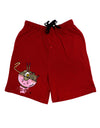 TooLoud Matching Pho Eva Pink Pho Bowl Adult Lounge Shorts-Lounge Shorts-TooLoud-Red-Small-Davson Sales