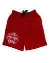 All American Girl - Fireworks and Heart Adult Lounge Shorts by TooLoud-Lounge Shorts-TooLoud-Black-Small-Davson Sales