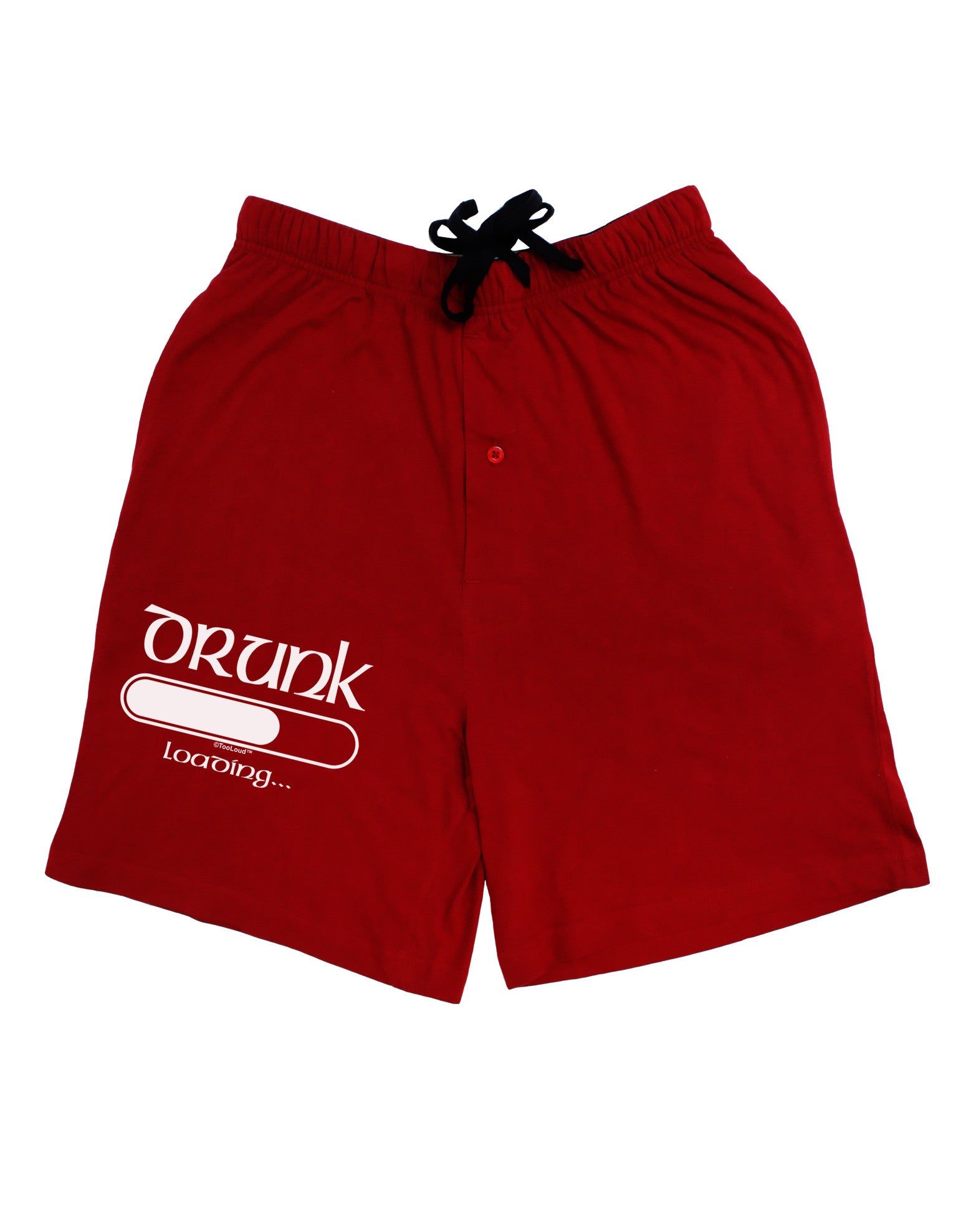 Introducing the Exquisite Drunk Loading Bar Adult Night Shirt Dress by TooLoud-Night Shirt-TooLoud-Red-One-Size-Davson Sales