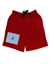 Soaring Peregrine Adult Lounge Shorts-Lounge Shorts-TooLoud-Red-Small-Davson Sales