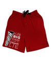 I Like Big Stacks -of books- Adult Lounge Shorts-Lounge Shorts-TooLoud-Red-Small-Davson Sales