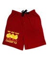 We Are Not Nuggets Adult Lounge Shorts-Lounge Shorts-TooLoud-Red-Small-Davson Sales