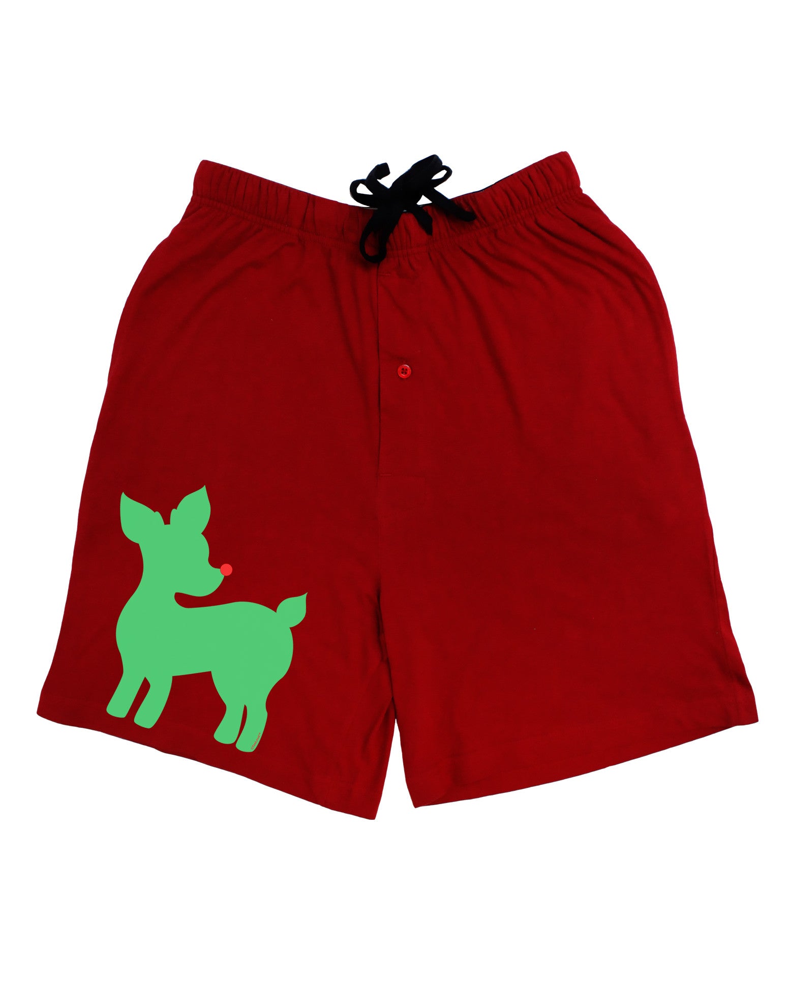 Stylish Christmas Night Shirt Dress - Festive Red and Green Rudolph Design by TooLoud-Night Shirt-TooLoud-Red-One-Size-Davson Sales