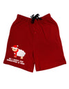 All I Want For Christmas Is Ewe Sheep Adult Lounge Shorts - Red or Black-Lounge Shorts-TooLoud-Red-Small-Davson Sales