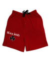 Black Irish Adult Lounge Shorts-Lounge Shorts-TooLoud-Red-2XL-Davson Sales